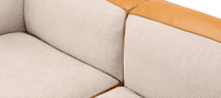LC3 Style Grande 2 Seat Sofa - Special Edition Camel image.
