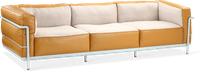 LC3 Style Grande 3 Seat Sofa - Special Edition Camel image.