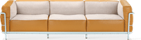 LC3 Style Grande 3 Seat Sofa - Special Edition Camel image.