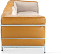 LC3 Style Grande 3 Seat Sofa - Special Edition Camel image.