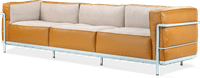 LC3 Style Grande 3 Seat Sofa - Special Edition Camel image.