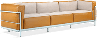 LC3 Style Grande 3 Seat Sofa - Special Edition Camel image.