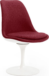 Tulip Chair Upholstered Deep Red image.