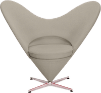 Heart Chair Light Pebble Grey image.