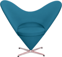 Heart Chair Morocan Blue image.