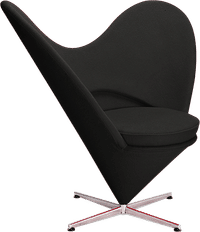 Heart Chair Black image.