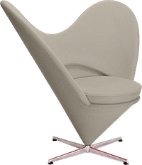 Heart Chair Light Pebble Grey image.