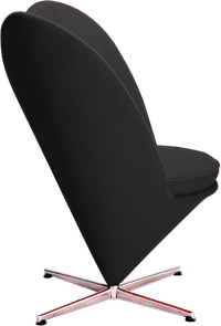 Heart Chair Black image.