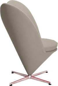 Heart Chair Light Pebble Grey image.