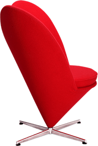 Heart Chair Deep Red image.