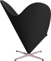 Heart Chair Black image.