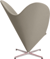 Heart Chair Light Pebble Grey image.