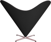 Heart Chair Black image.