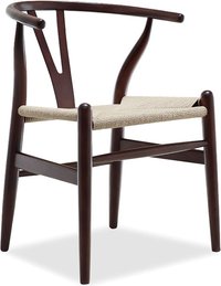 Wishbone (Y) Chair - CH24 Lacquered/Bordeaux image.