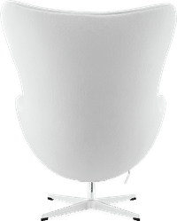 The Egg Chair Wool/Without piping/White image.