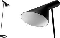 AJ Style Floor Lamp Black image.