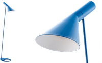 AJ Style Floor Lamp Dark Blue image.