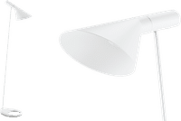 AJ Style Floor Lamp White image.