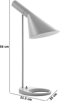 AJ Style Table Lamp Black image.