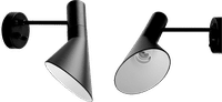 AJ Style Wall Lamp Black image.