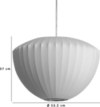 Apple Bubble Pendant White image.