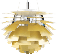 Artichoke Lamp  Brass/84 CM image.