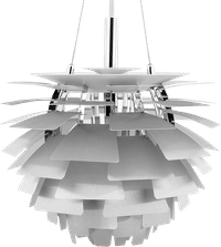Artichoke Lamp  Aluminium/72 CM image.