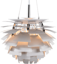 Artichoke Lamp  Aluminium/72 CM image.