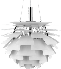 Artichoke Lamp  White/48 CM image.