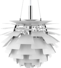 Artichoke Lamp  White/60 CM image.