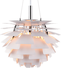 Artichoke Lamp  White/60 CM image.