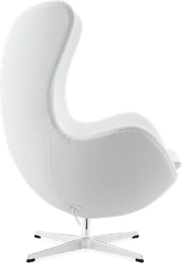 The Egg Chair Wool/Without piping/White image.