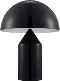 Atollo Style Table Lamp Black image.