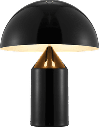 Atollo Style Table Lamp Black image.