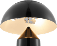 Atollo Style Table Lamp Black image.
