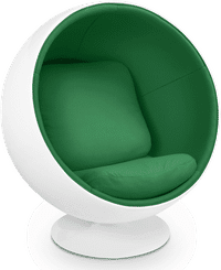 Ball Chair Green/White/Large image.