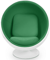 Ball Chair Green/White/Large image.
