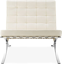 Barcelona Chair Premium Leather/Cream image.