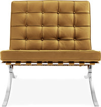 Barcelona Chair Italian Leather/Terracota image.