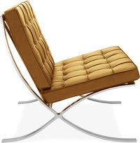 Barcelona Chair Italian Leather/Terracota image.