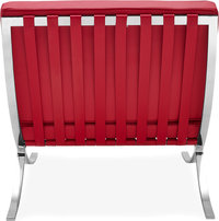 Barcelona Chair Italian Leather/Red image.