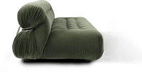 Soriana Style Sofa 3 Seat Bottle Green Velvet image.