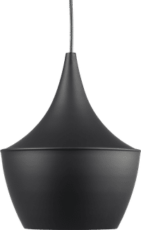 Beat Pendant Light - Fat Black / Gold image.