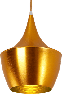 Beat Pendant Light - Fat Gold / Gold image.