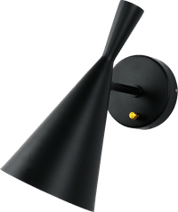 Beat Wall Light Black / Gold image.
