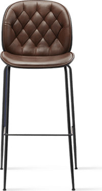 Beetle Style Barstool - Antique Brown Antique Brown/Black image.
