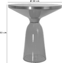 Bell Side Table - Glass Dark Blue image.