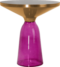 Bell Side Table - Glass Violet image.