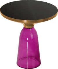 Bell Side Table - Glass Violet image.