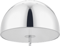 Bell Style Table Lamp Silver image.